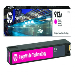 HP 913A Magenta PageWide Inkjet Cartridge alternative image 1