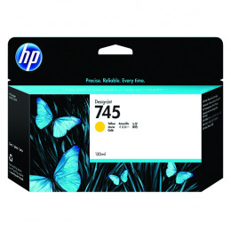 HP 745 DesignJet Ink Yellow Cartridge 130ml