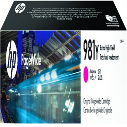 HP 981Y Extra High Yield PageWide Ink Magenta Cartridge alternative image 1