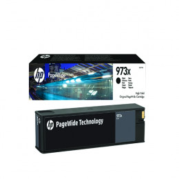 HP 973X Black PageWide Inkjet Cartridge High Yield alternative image 1