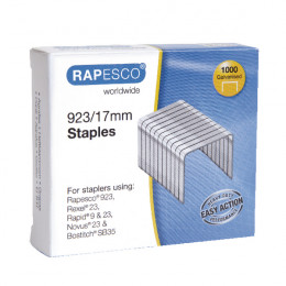 Rapesco 923/17mm Staples [Pack of 1000]