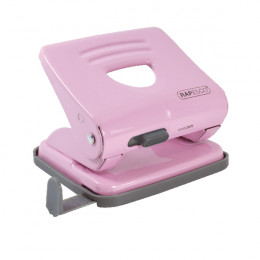 Rapesco 825 2-Hole Metal Punch Candy Pink