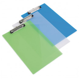 Rapesco Frosted Transparent Clipboard Assorted [Pack of 10]