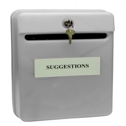 Helix Post Suggestion Box Grey