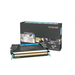 Lexmark C734A1CG Return Programme Cyan Toner Cartridge
