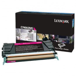 Lexmark C746A1MG Magenta Return Programme Toner Cartridge