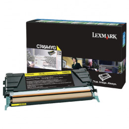 Lexmark C746A1YG Yellow Return Programme Toner Cartridge