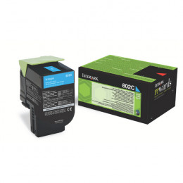 Lexmark 80C20C0 Return Programme Cyan Toner Cartridge