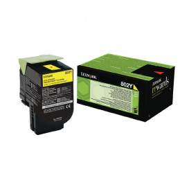 Lexmark 80C20Y0 Return Programme Yellow Toner Cartridge