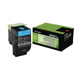 Lexmark 80C2HC0 Return Programme Cyan Toner Cartridge