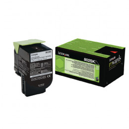 Lexmark 80C2SK0 Return Programme Black Toner Cartridge