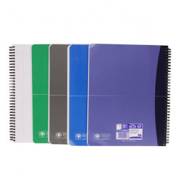Oxford Office Wirebound Notebook Soft Cover A4 Assorted [Pack of 5]