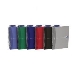 Oxford Office Wirebound Notebook Soft Cover A5 Assorted [Pack of 5]