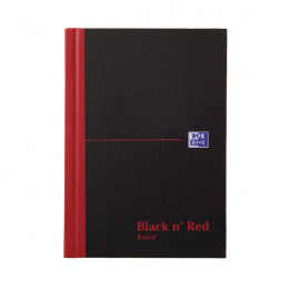 Black n Red Book A6 Feint Ruled [Pack of 5]