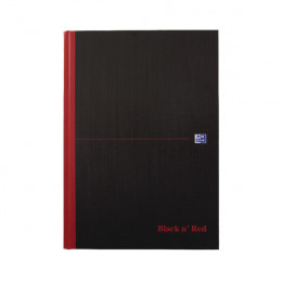 Black n Red Book A4 Indexed Book [Pack of 5]
