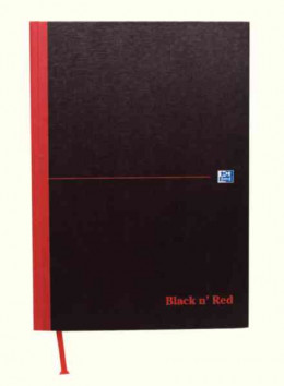 Black n Red Sketch Book A4 Plain [Pack of 5]
