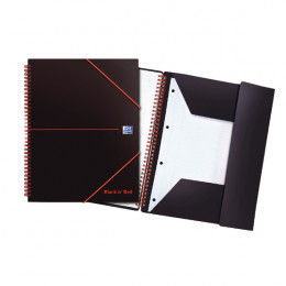 Black n Red Meeting Book A4 [Pack of 5]