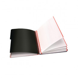 Black n Red A4 Project Book [Pack of 3]