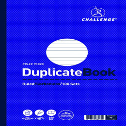 Challenge Duplicate Book 297x195mm [Pack of 3]