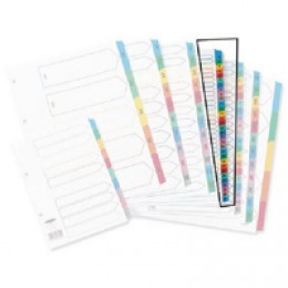Concord Indexes A4 White with Multicolour Tabs 1-31