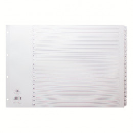Concord Classic A3 1-20 Mylar Index White
