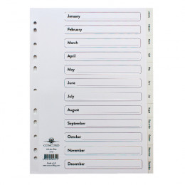 Concord Polypropylene Jan-Dec A4 Index White