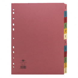 Concord A4 Jan-Dec Divider Multicolour [Pack of 10]