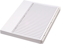 Concord Index A4 Unpunched 26 Part A-Z White [Pack of 5]