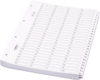 Concord Index A4 1-100 White