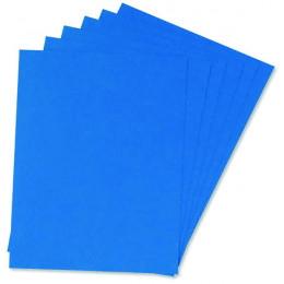 Q-Connect Comb Binding Cover Leathergrain Blue A4 [Pack of 100]