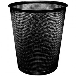 Q-Connect Mesh Waste Basket Black