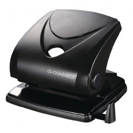 Q-Connect Standard Duty Hole Punch Black