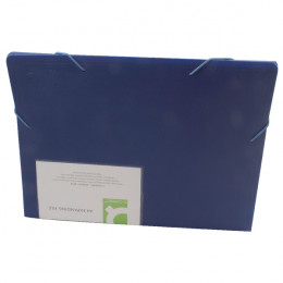 Q-Connect Expanding File 13 Pockets Blue