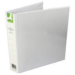 Q-Connect Presentation Binder 4 D-Ring 40mm White [Pack of 6]