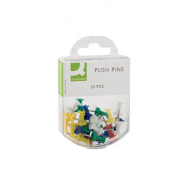 Q-Connect Push Pin [Pack of 10x25]