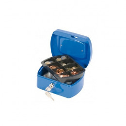 Q-Connect 6 Inch Cash Box Blue