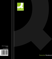 Q-Connect Casebound Book A4 Black [Pack of 3]