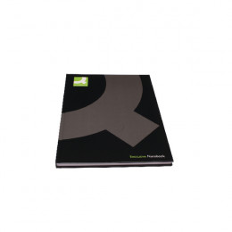 Q-Connect Casebound Book A4 Black [Pack of 3] alternative image 1
