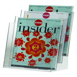 Q-Connect Literature Holder 3 Pockets A4