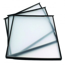 Q-Connect Quick Finder Pockets Black [Pack of 10]