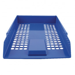Q-Connect Letter Tray Plastic Blue