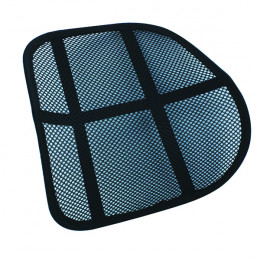 Q-Connect Mesh Back Support Black