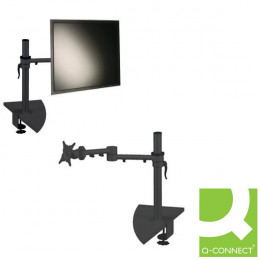 Q-Connect Flat Screen Monitor Arm Dual Swing