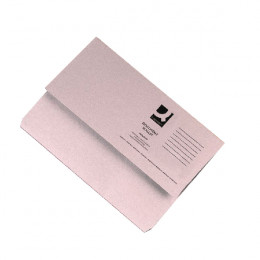 Q-Connect Document Wallet Foolscap Buff [Pack of 50]