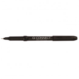 Q-Connect Fineliner Pen Black [Pack of 10]