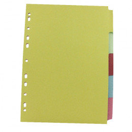 Q-Connect Subject Divider A4 5 Part