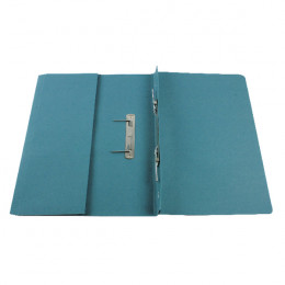 Q-Connect Transfer Pocket File Blue [Pack of 25]