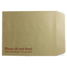 Q-Connect Board Backed Envelopes Peel and Seal 267x216mm Manilla [Pack of 125]