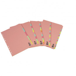 Q-Connect Extra Wide Subject Divider 10 Part