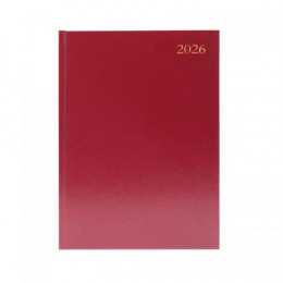 Condiary A5 Diary Appointment Day per Page 2026 Burgundy